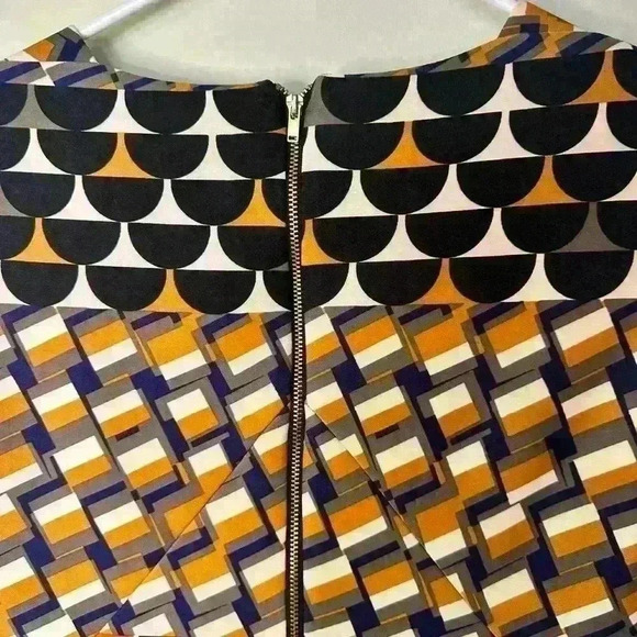 J Taylor Size 4 Sheath Dress.  Sleeveless. Multicolor. NWOT. Zipper Clos… - Picture 4 of 10